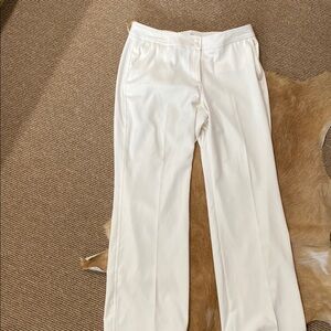Elegant Cream Women's Pants